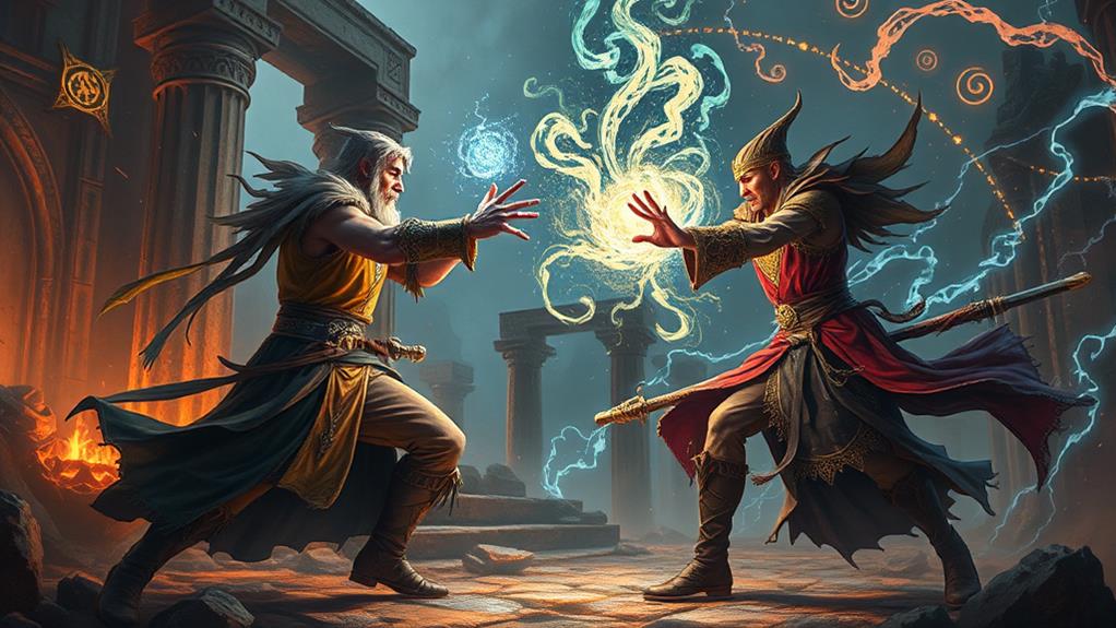 strategic magic showdown unfolds